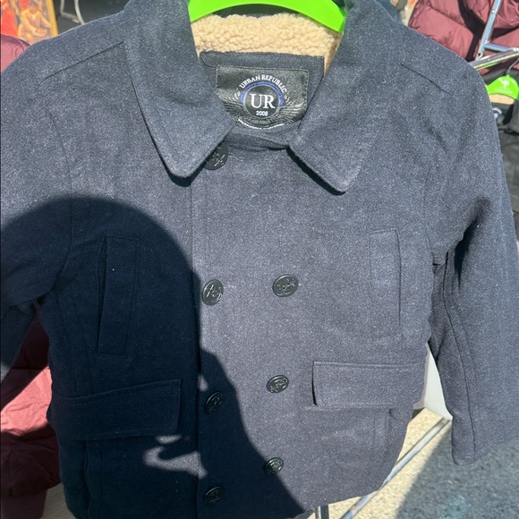 Urban Republic Kids Dark Blue Peacoat - Picture 1 of 2